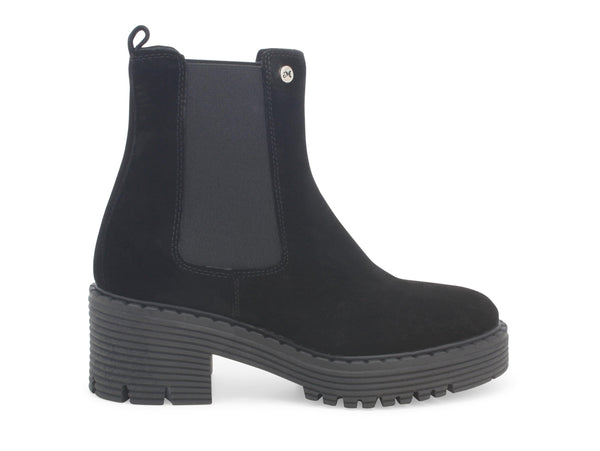 Melluso stivaletti camoscio chelsea boots neri 018869-218577